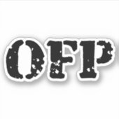 UIT STICKER (Voorkant)