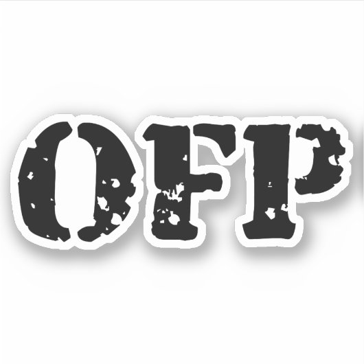 UIT STICKER (Voorkant)