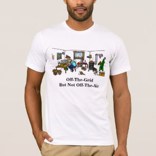 Uit-the-raster, niet uit-the-air-radio T-shirt