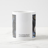 "Uit tijd in Parijs" Giant Coffee Mok (Voorkant)