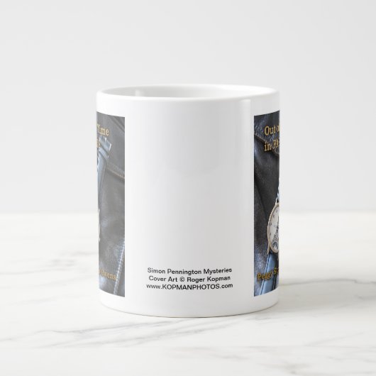 "Uit tijd in Parijs" Giant Coffee Mok (Voorkant)