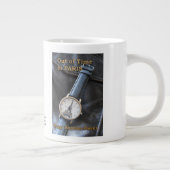 "Uit tijd in Parijs" Giant Coffee Mok (Rechts)