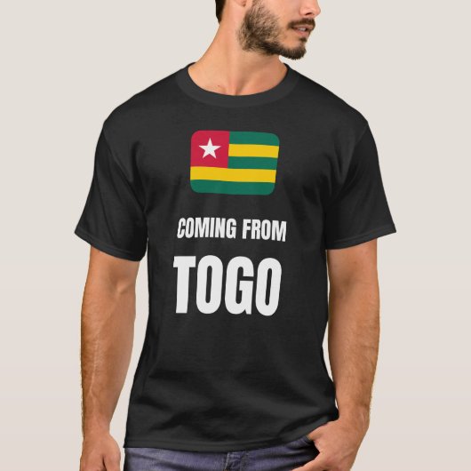 Uit Togo komen T-shirt (Voorkant)