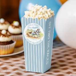 Uit twee races de ruiterpartij gedrukt bedankdoosjes