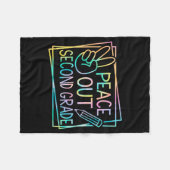 Uit tweede klas laatste dag van school zomervakant fleece deken (Voorkant (Horizontaal))