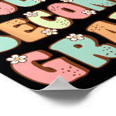 Uit tweede klas Schattige Groovy laatste dag van d Poster (Hoek)