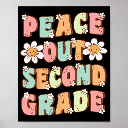 Uit tweede klas Schattige Groovy laatste dag van d Poster (Voorkant)