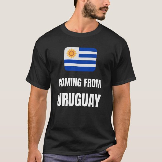 Uit Uruguay komen T-shirt (Voorkant)