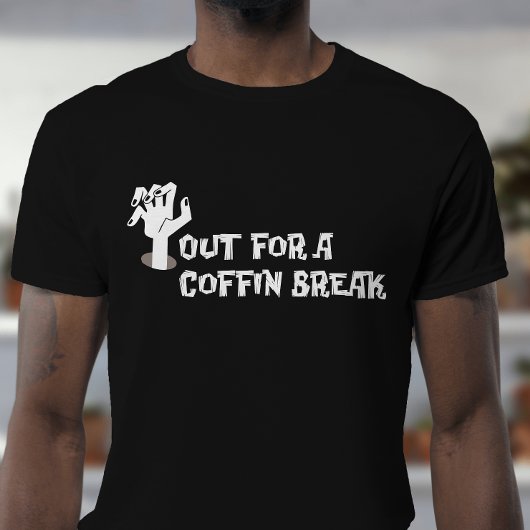 Uit voor een Coffin Break Spooky Fun T-shirt