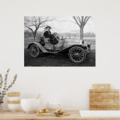 Uit voor een Ride: begin jaren 1900 Poster (Keuken)