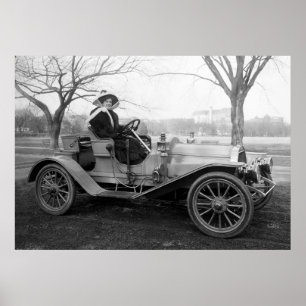 Uit voor een Ride: begin jaren 1900 Poster