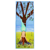 "Uit water" Zeemeerminnende kunst Wijn Cadeautas (Achterkant)