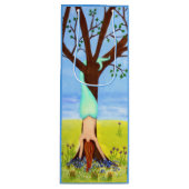 "Uit water" Zeemeerminnende kunst Wijn Cadeautas (Voorkant)