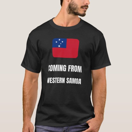 Uit Western Samoa komen T-shirt (Voorkant)
