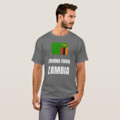 Uit Zambia komen T-shirt (Voorkant volledig)