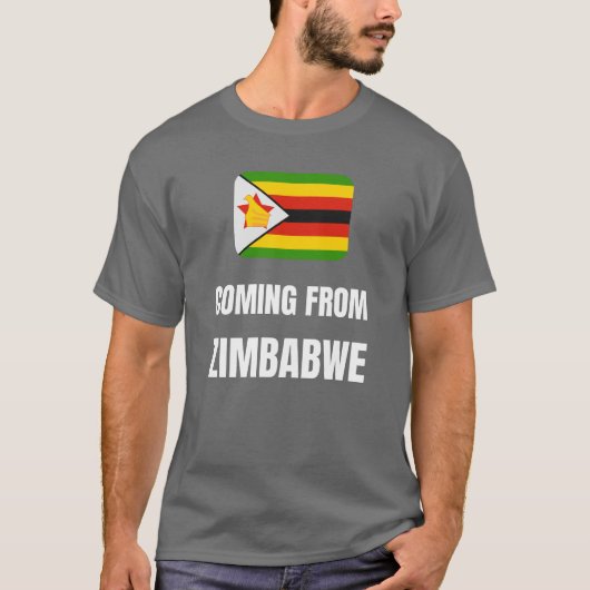 Uit zimbabwe komen t-shirt (Voorkant)