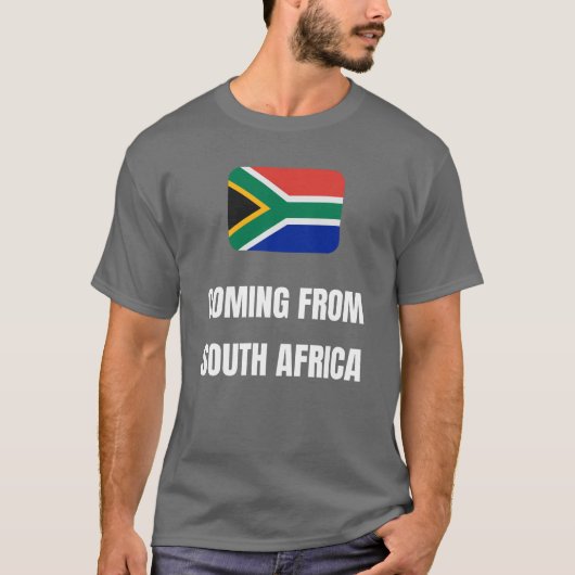 Uit Zuid-Afrika komen T-shirt (Voorkant)