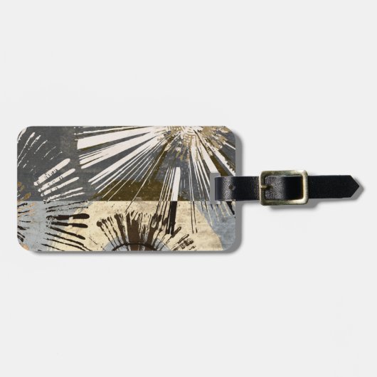 Uitbarstende Tegels I Bagagelabel (Voorkant horizontaal)