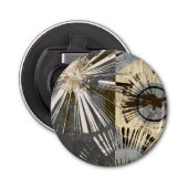 Uitbarstende tegels I Button Flesopener (Voorkant)