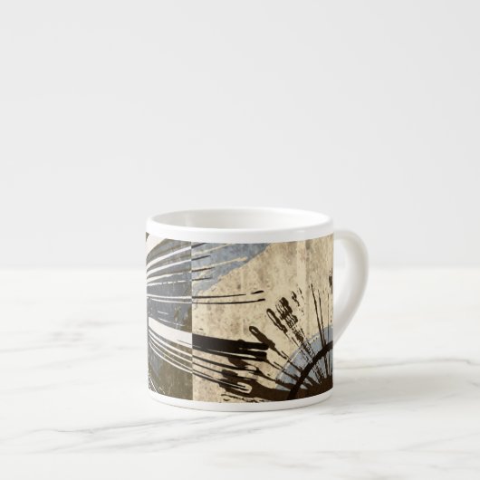 Uitbarstende Tegels I Espresso Kop (Voorkant rechts)