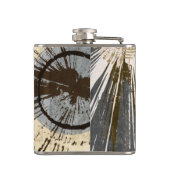 Uitbarstende Tegels I Heupfles (Achterkant)