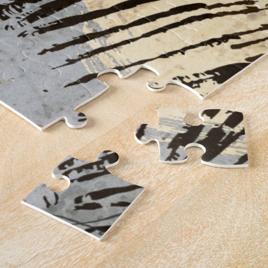 Uitbarstende Tegels I Legpuzzel (Zijkant)