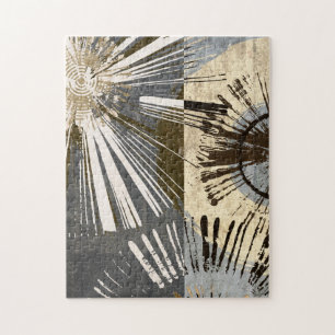 Uitbarstende Tegels I Legpuzzel