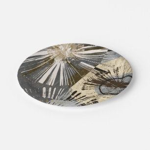 Uitbarstende Tegels I Papieren Bordje