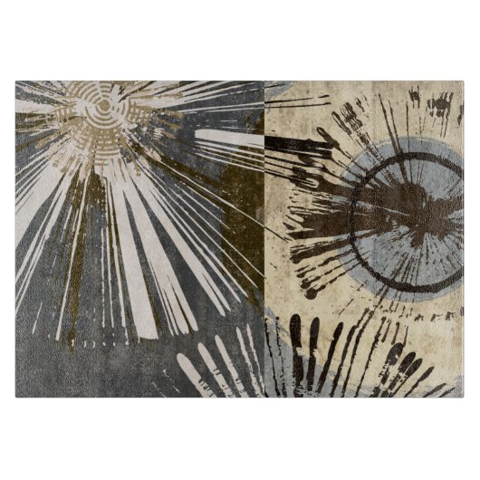 Uitbarstende tegels I Snijplank (Voorkant)