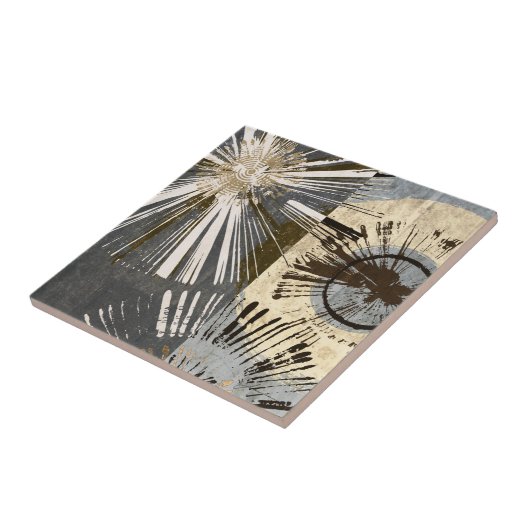 Uitbarstende Tegels I Tegeltje (Zijkant)