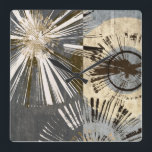 Uitbarstende Tegels I Vierkante Klok<br><div class="desc">ThuisDécor</div>