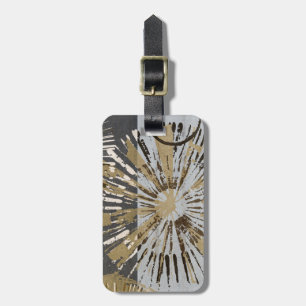 Uitbarstende Tegels III Bagagelabel