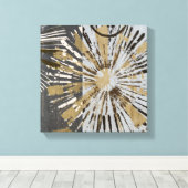 Uitbarstende Tegels III Canvas Afdruk (Insitu (Houten vloer))