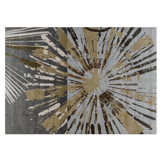 Uitbarstende Tegels III Snijplank (Voorkant)