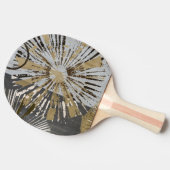 Uitbarstende Tegels III Tafeltennisbatje (Zijkant)