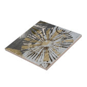 Uitbarstende Tegels III Tegeltje (Zijkant)