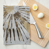 Uitbarstende Tegels III Theedoek (Quarter Fold)