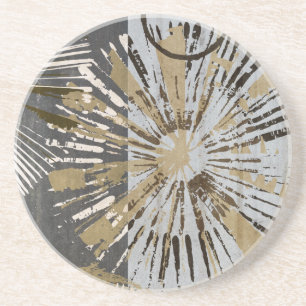 Uitbarstende Tegels III Zandsteen Onderzetter