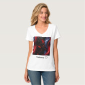 Uitbarstende Volcano Graphic T-shirt (Voorkant volledig)