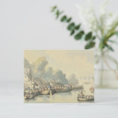 Uitbarsting in Southampton op 20 juni na Lord Briefkaart (Staand voorkant)