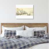 Uitbarsting in Southampton op 20 juni na Lord Canvas Afdruk (Insitu (Slaapkamer))