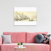 Uitbarsting in Southampton op 20 juni na Lord Canvas Afdruk (Insitu (Woonkamer))