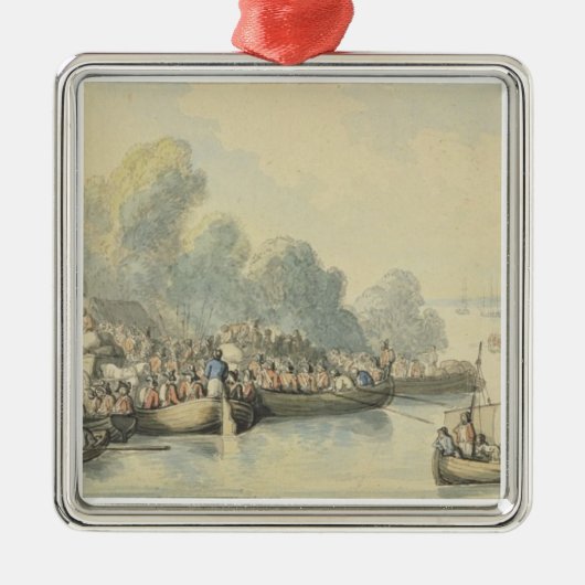 Uitbarsting in Southampton op 20 juni na Lord Metalen Ornament (Voorkant)