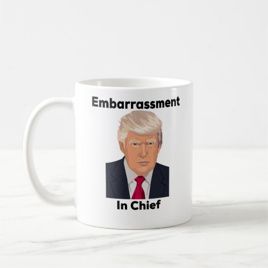 Uitbarsting van Chief Anti Trump Funny Gift Koffiemok (Links)
