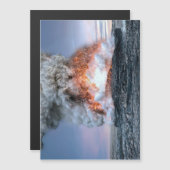 Uitbarsting van de Kilauea vulkaan in Hawaï, (Voorkant / Achterkant)