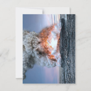 uitbarsting van de Kilauea-vulkaan in Hawaï; Briefkaart