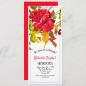 Uitbarsting van de rode uitnodiging (Voorkant / Achterkant)