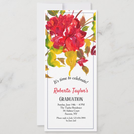 Uitbarsting van de rode uitnodiging (Voorkant)