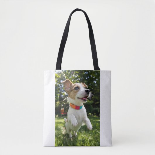 Uitbarsting van Hondse Vreugde Tote Bag (Voorkant)