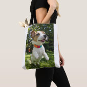Uitbarsting van Hondse Vreugde Tote Bag (Dichtbij)